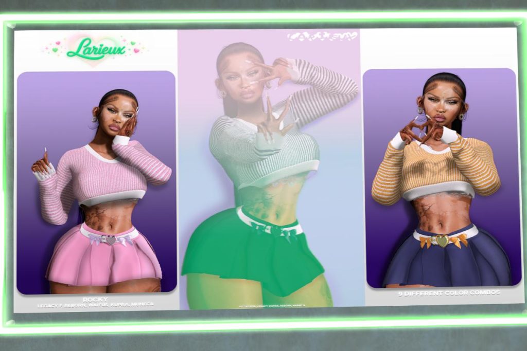 Rocky Sweater &amp; Skirt - Inithium/Legacy/Reborn/Yentements, L$275 each/L$1200 each FP
