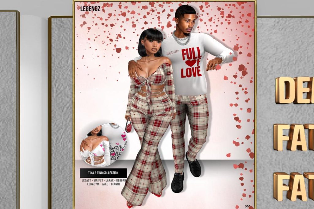 Tina Top &amp; Pants - Gianni/Jake/Legacy F+M/MaitreyaX/Reborn/+mods, L$249 each/L$999 each FP