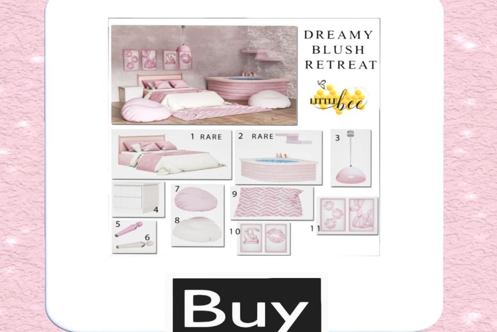Dreamy Blush Retreat, L$59 per pull/L$1850 FP