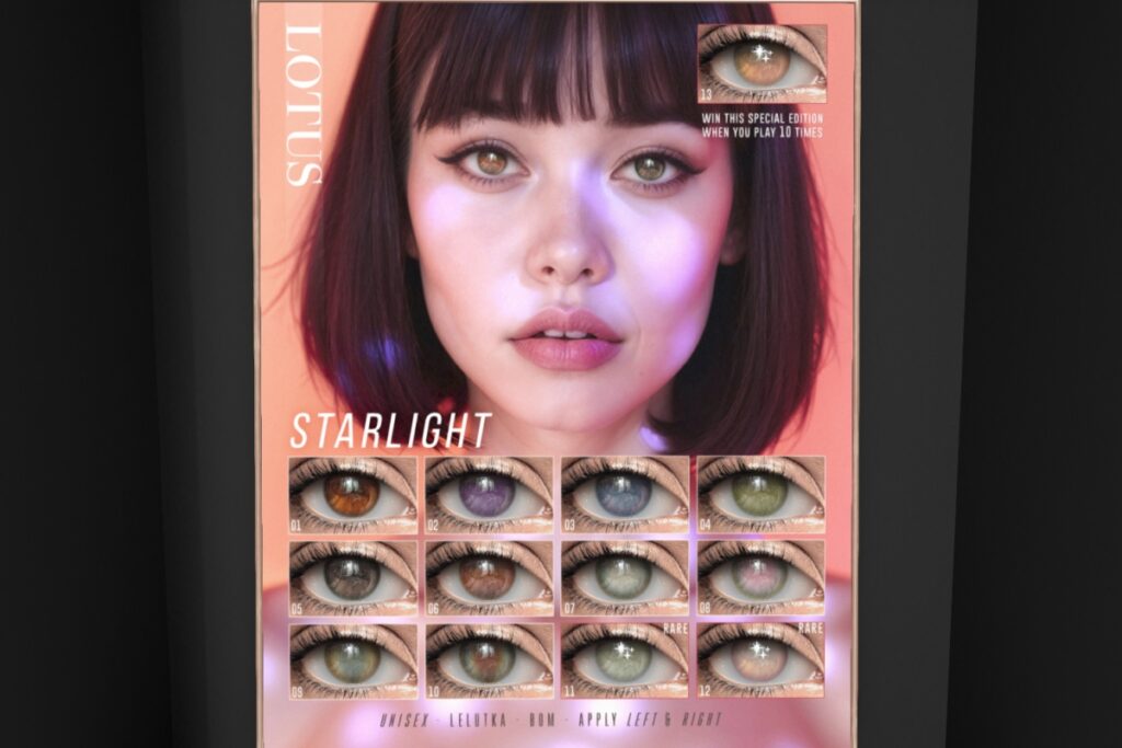 Starlight Eyes Gacha - EvoX, L$75 per play/L$2700 FP