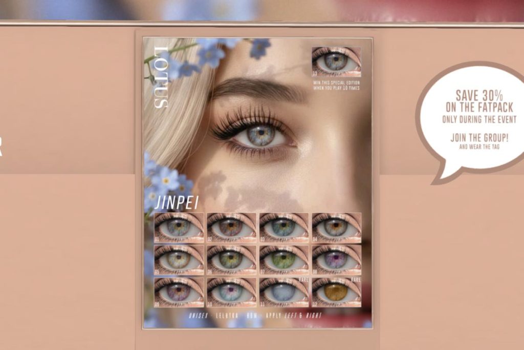 Jinpei Eyes - Bom/Evo/Evo X, L$60 per pull/L$2700 FP