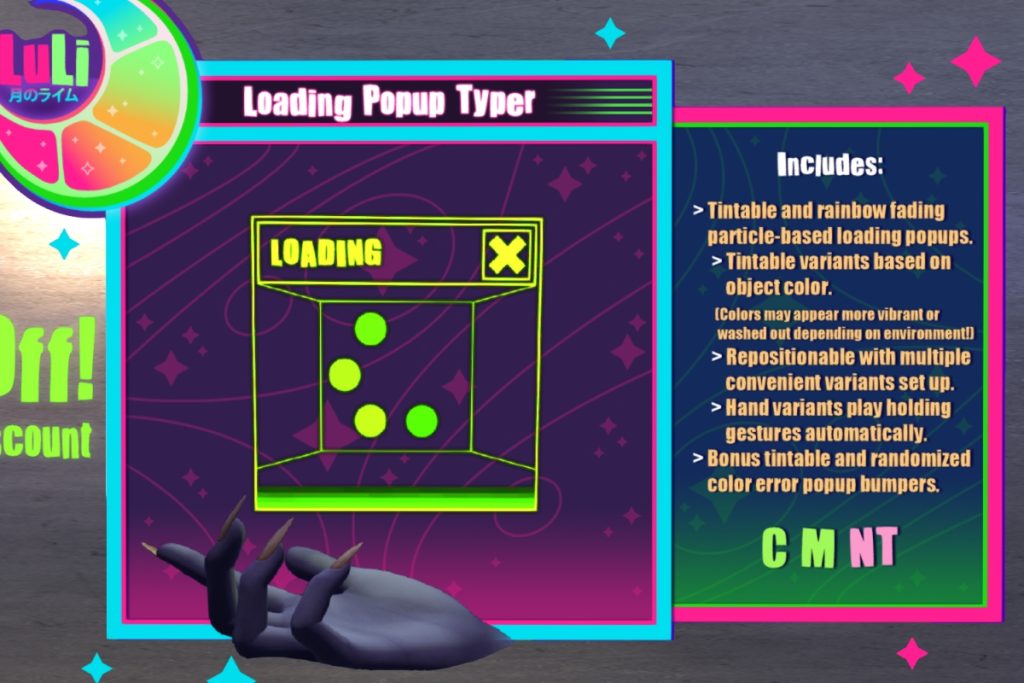 Loading Popup Typer, L$50