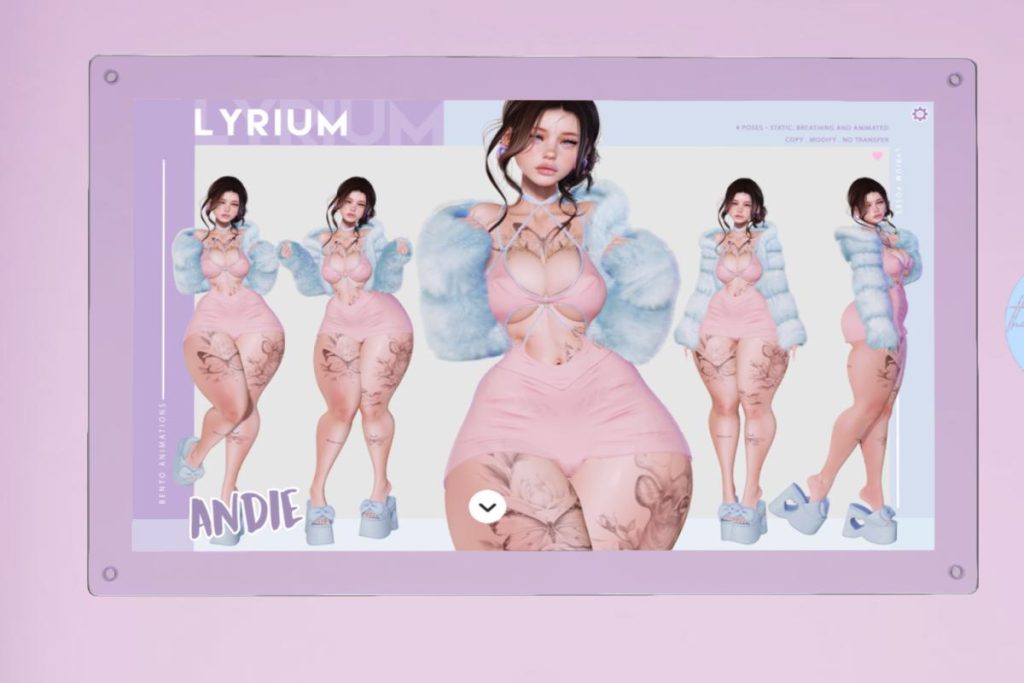 Andie Animation Set, L$299