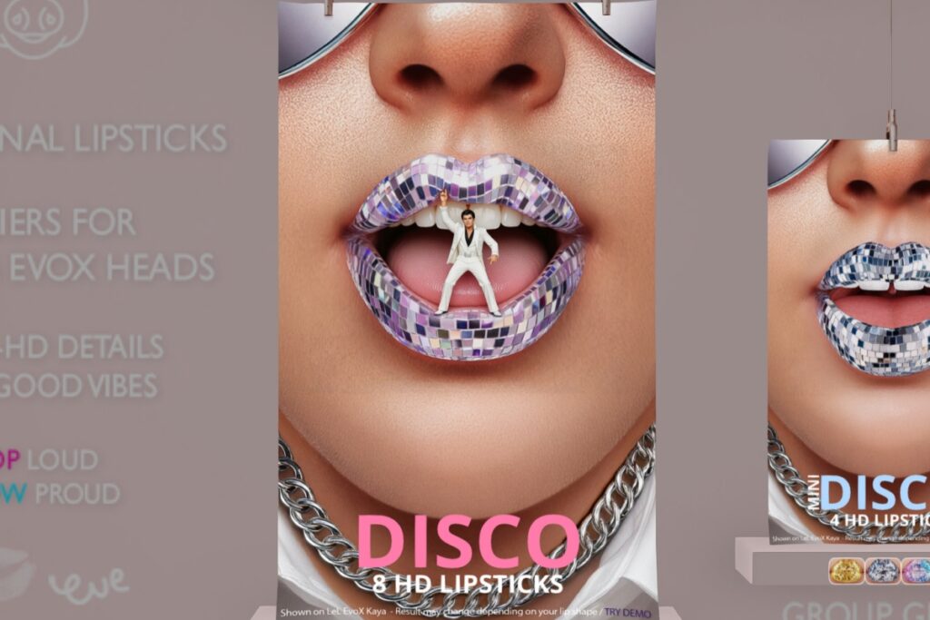 Disco Lipsticks - EvoX, L$135-L$150