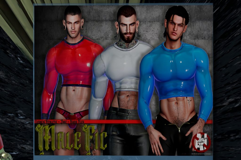 Dom Shirt - Jake/Kario Flex/Legacy/+mods, L$250 each/L$999 FP