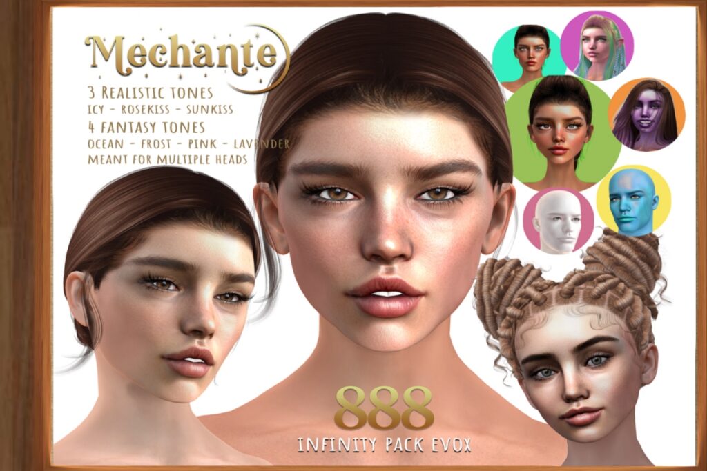 888 Skin Pack - EvoX, L$800-L$888