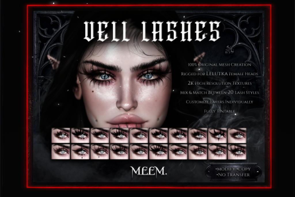 Vell Lashes - EvoX, L$999