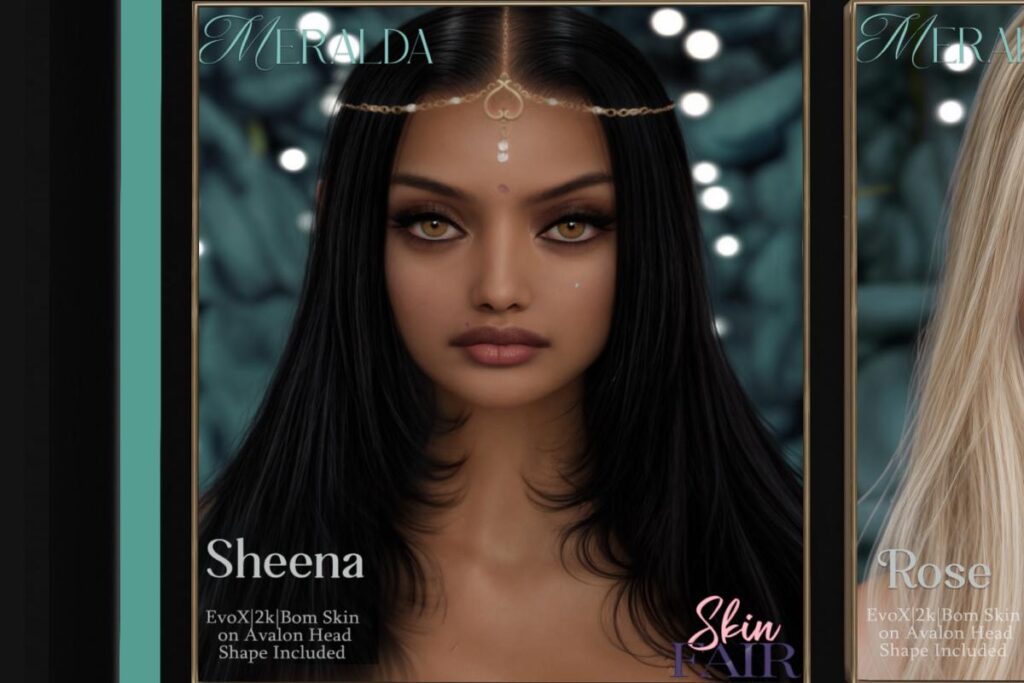 Sheena Skin - EvoX, L$500 each/L$4300 FP