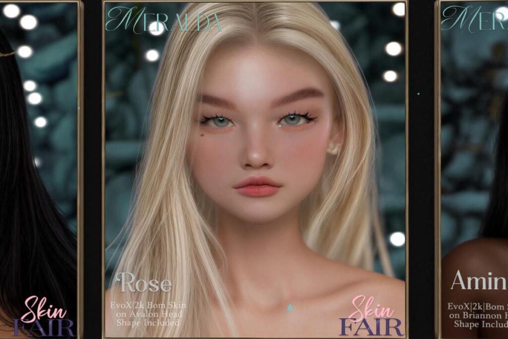 Rose Skin - EvoX, L$500 each/L$4300 FP