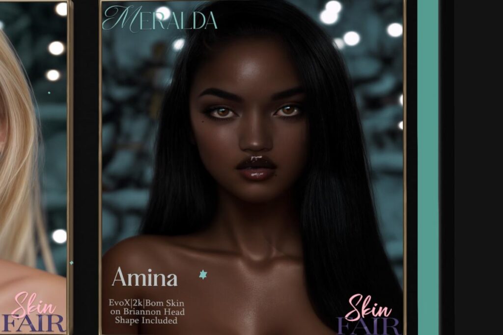 Amina Skin - EvoX, L$500 each/L$4300 FP