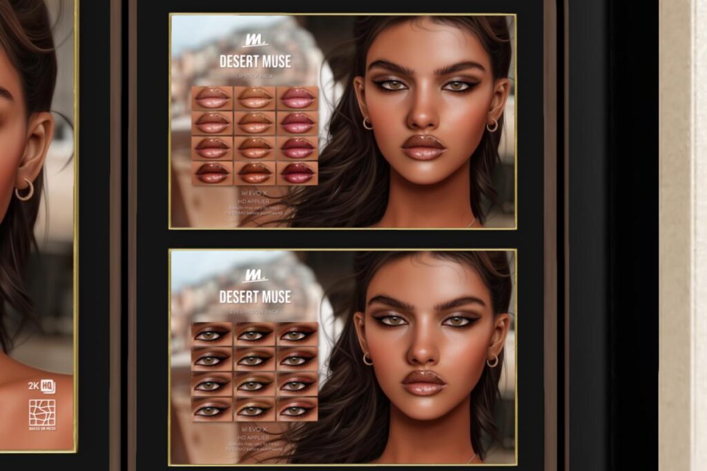Desert Muse Lipstick &amp; Eyeshadow Pack - Evo X, L$275 each