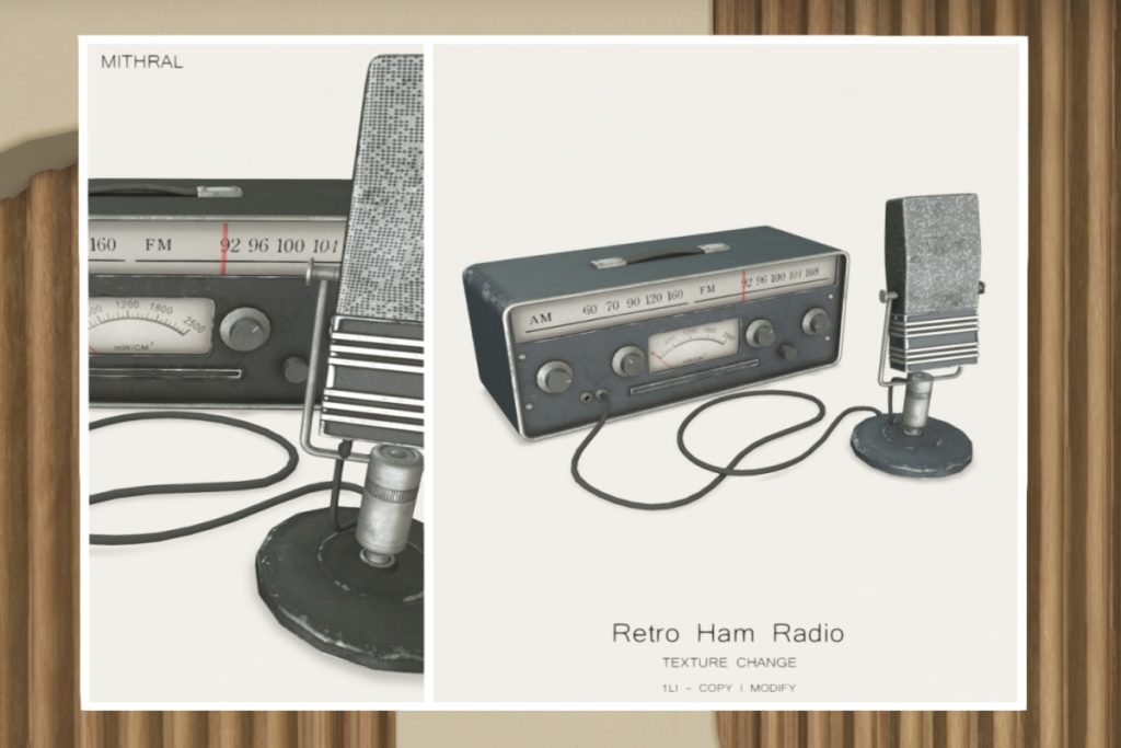 Retro Ham Radio, L$119 each