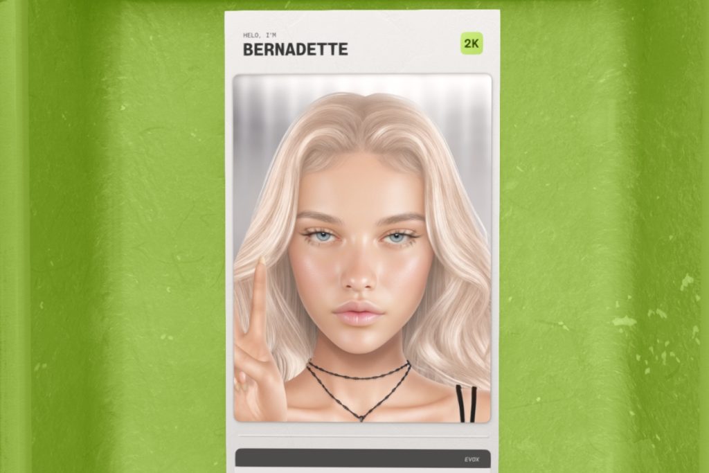 Bernadette Skin - EvoX, L$890 each/L$2070 FP