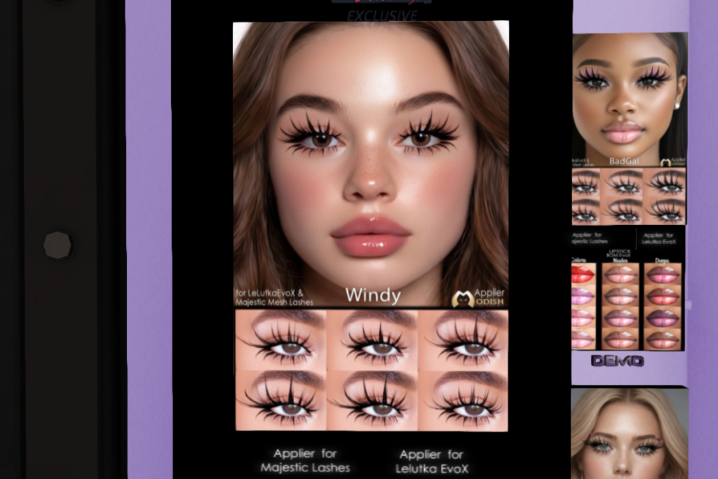 Windy Eyelashes - EvoX/Majestic, L$320 each