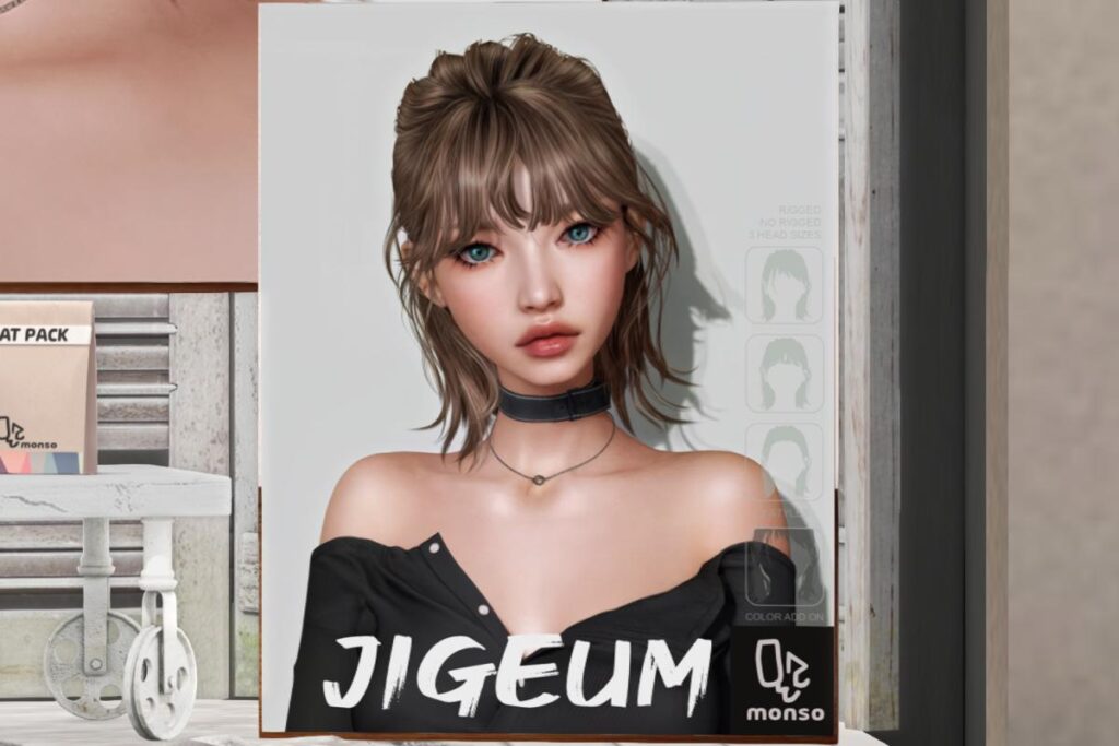 Jigeum Hair, L$288 each/L$688 FP