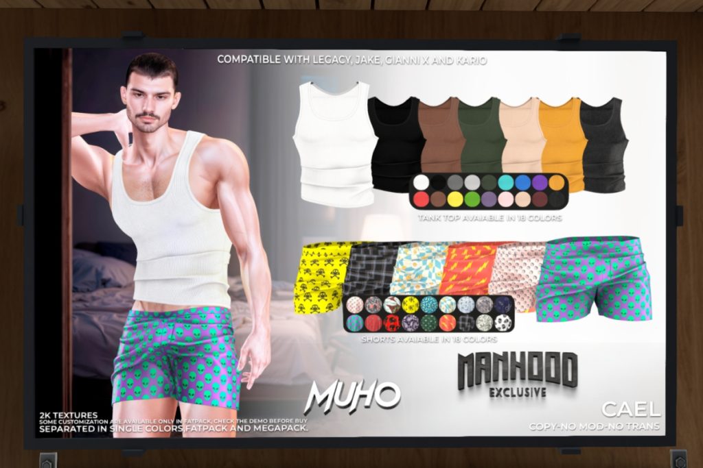 Cael Set - Gianni/Jake/Kario/Legacy, L$189 each/L$1099 FP