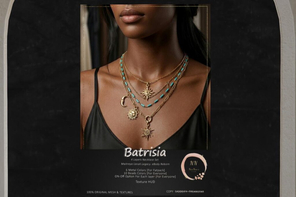 Batrisia Necklace - Legacy/MaitreyaX/Reborn, L$250 each/L$600 FP
