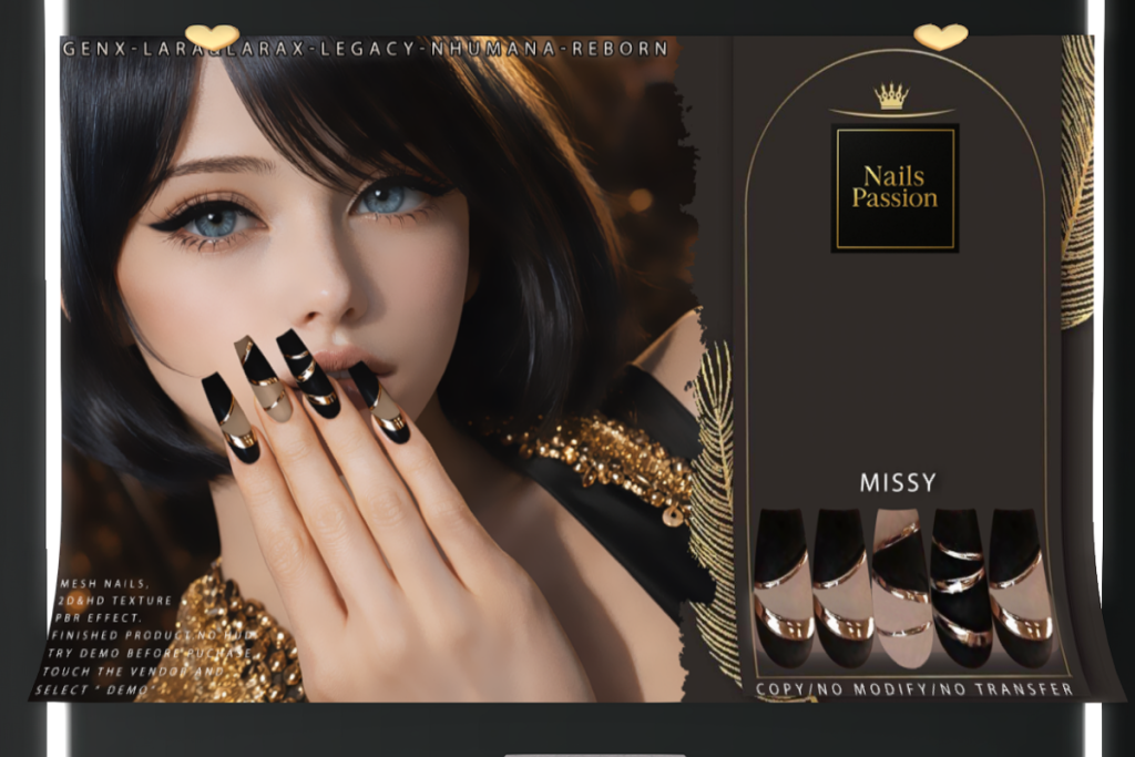 Missy Nail Set - GenX/Legacy/Maitreya/Nhumana/Reborn/+mods, L$280