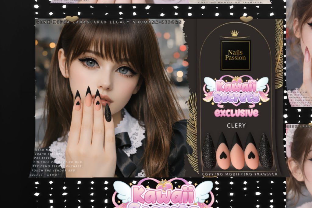 Clery Nails - See ad for fits, L$280