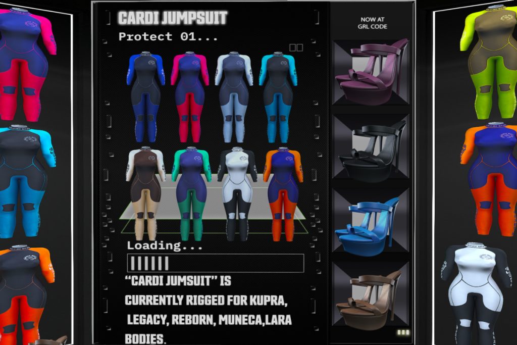 Cardi Jumpsuit - Inithium/Legacy/Maitreya/Reborn/Yentements, L$265-L$325 each/L$1245-L$1450 each FP