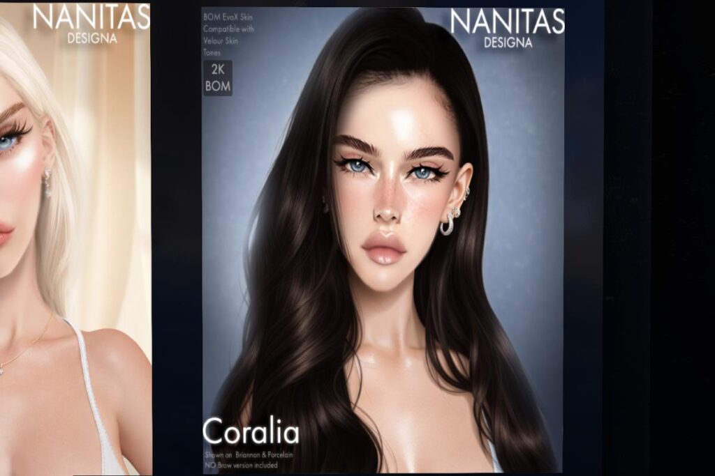 Coralia Skin - EvoX, L$500 each/L$2500 FP