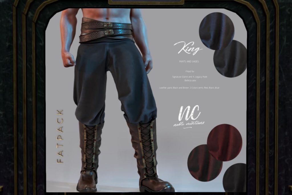 King Pants &amp; Shoes - Gianni/Jake/Legacy, L$329 each/L$2699 FP