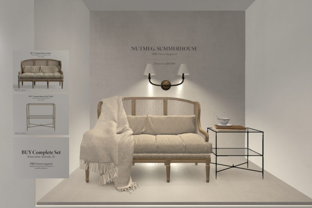 Summerhouse Collection, L$289-L$989 each/L$1149 FP