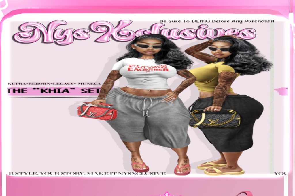 Khia Shirt &amp; Shorts - Inithium/Legacy/Reborn/Yentements. L$325 each/L$1099 each FP/L$2999 MP