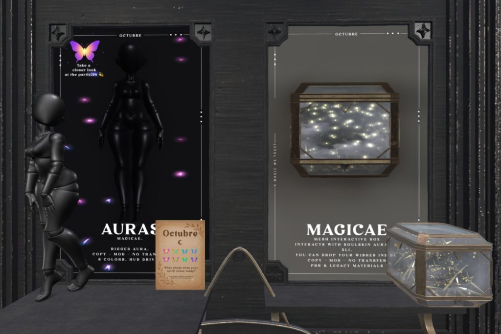 Auras | Magicae	<a href="http://maps.secondlife.com/secondlife/Mellor/95/70/26" target="_blank">Teleport</a>