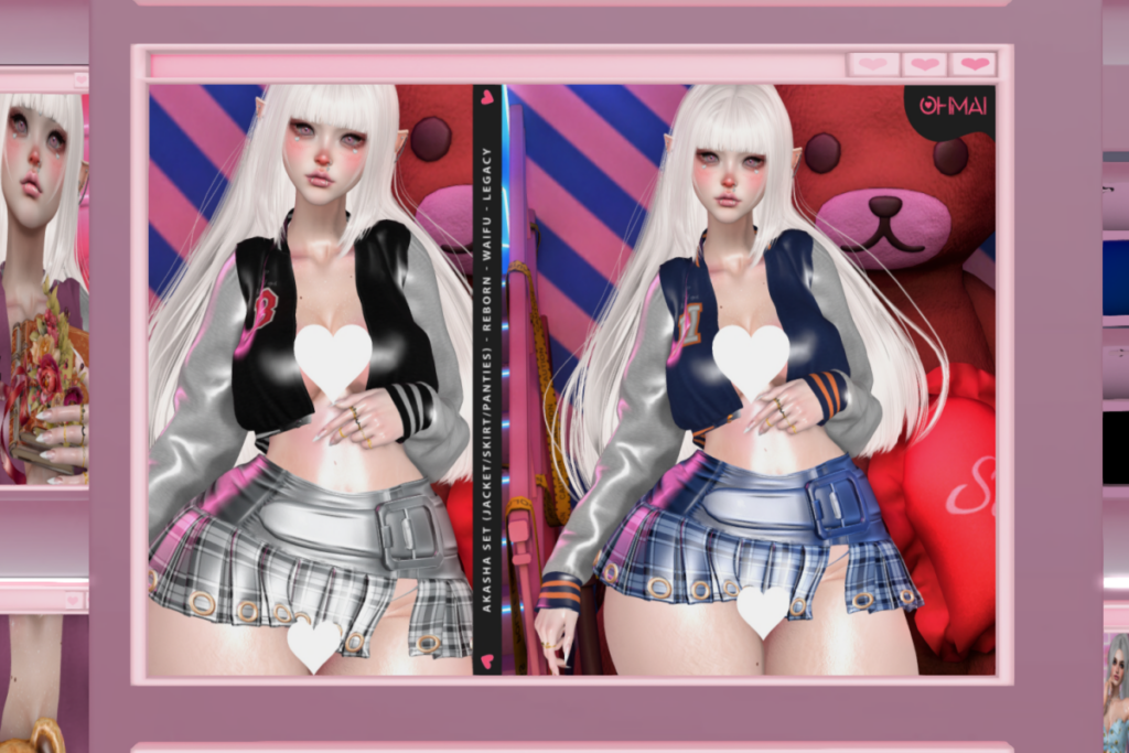 Akasha Top &amp; Skirt - Legacy/Reborn/+mods, L$299 each/L$950 each FP