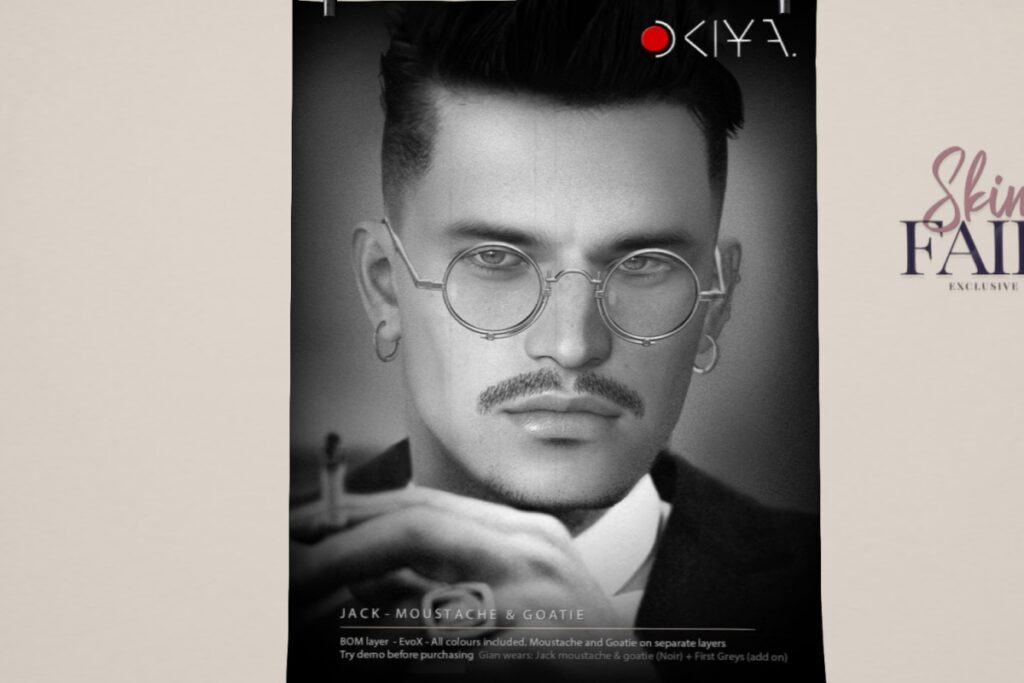 Jack Moustache &amp; Goatee - EvoX, L$195