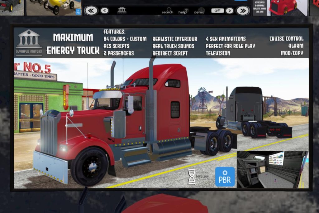 Maximum Energy Truck, L$999