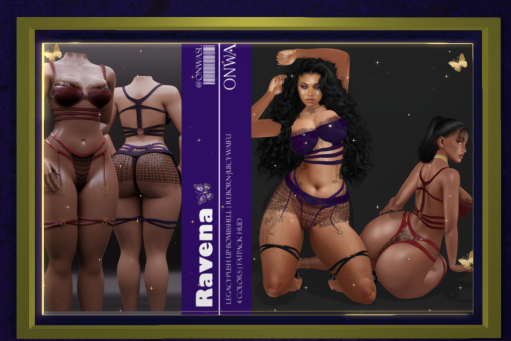 Ravena Set - Legacy/Reborn/+mods, L$333 each/L$666 FP