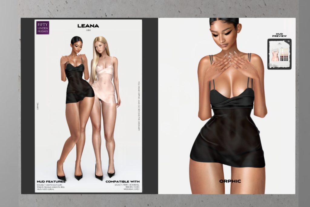 Leana Set - Legacy/Nhumana/Reborn/+mods	<a href="http://maps.secondlife.com/secondlife/ORKOT/81/157/29" target="_blank">Teleport</a>