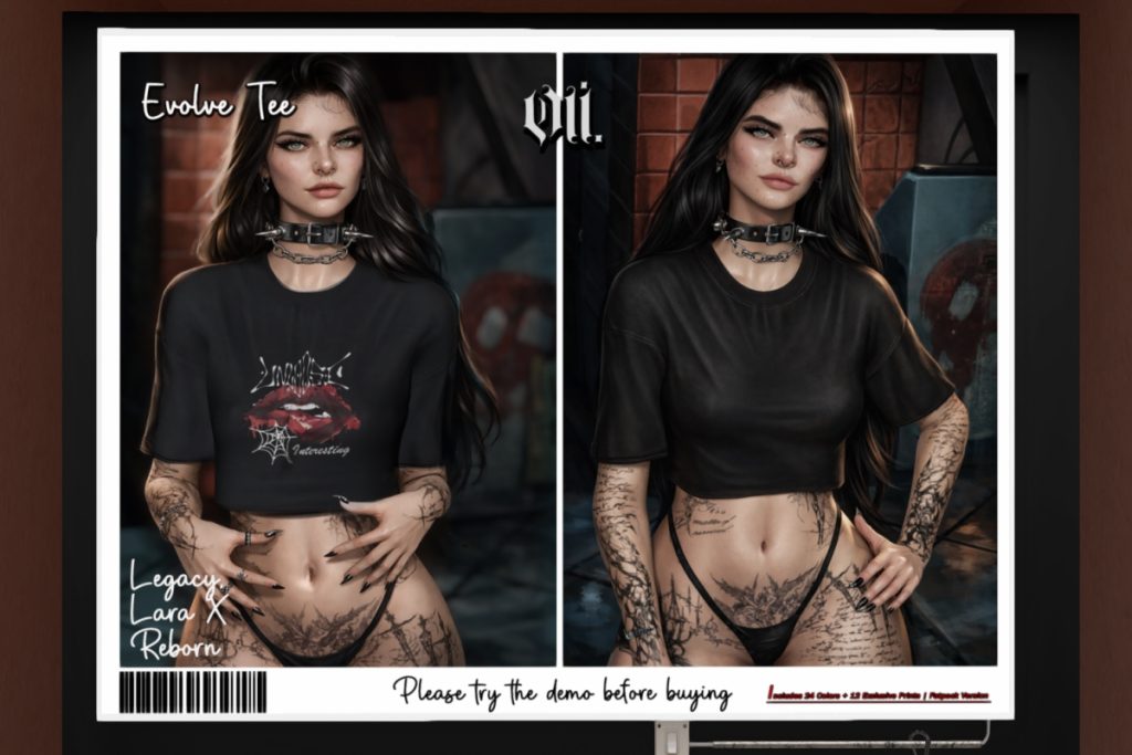 Hysteria Top - Legacy/Reborn/+mods, L$199 each/L$899 each FP