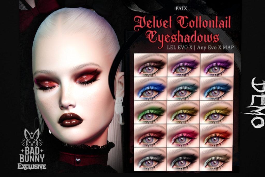 Velvet Cottontail Eyeshadow - EvoX, L$199