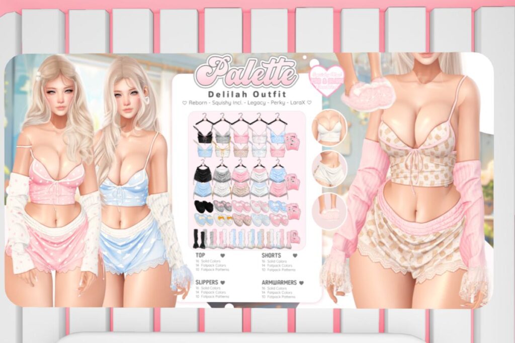 Delilah Outfit - Legacy/MaitreyaX/Reborn/+mods, L$299-L$365 each/L$1599-L$1999 each FP/L$4999 MP