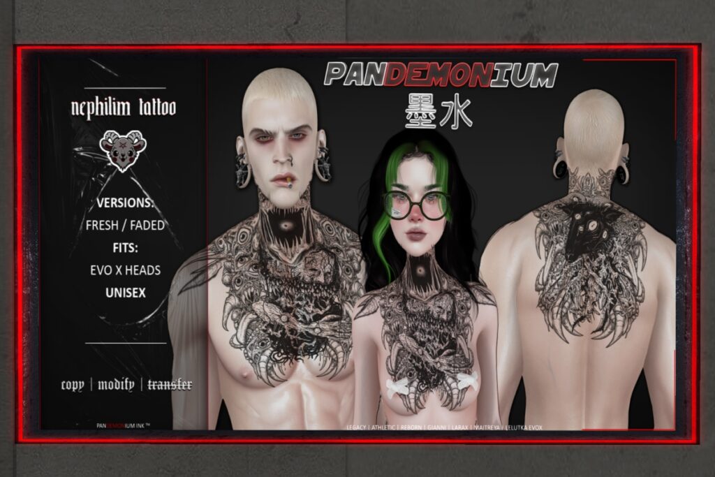 Nephilim Tatoo - BOM/EvoX, L$250