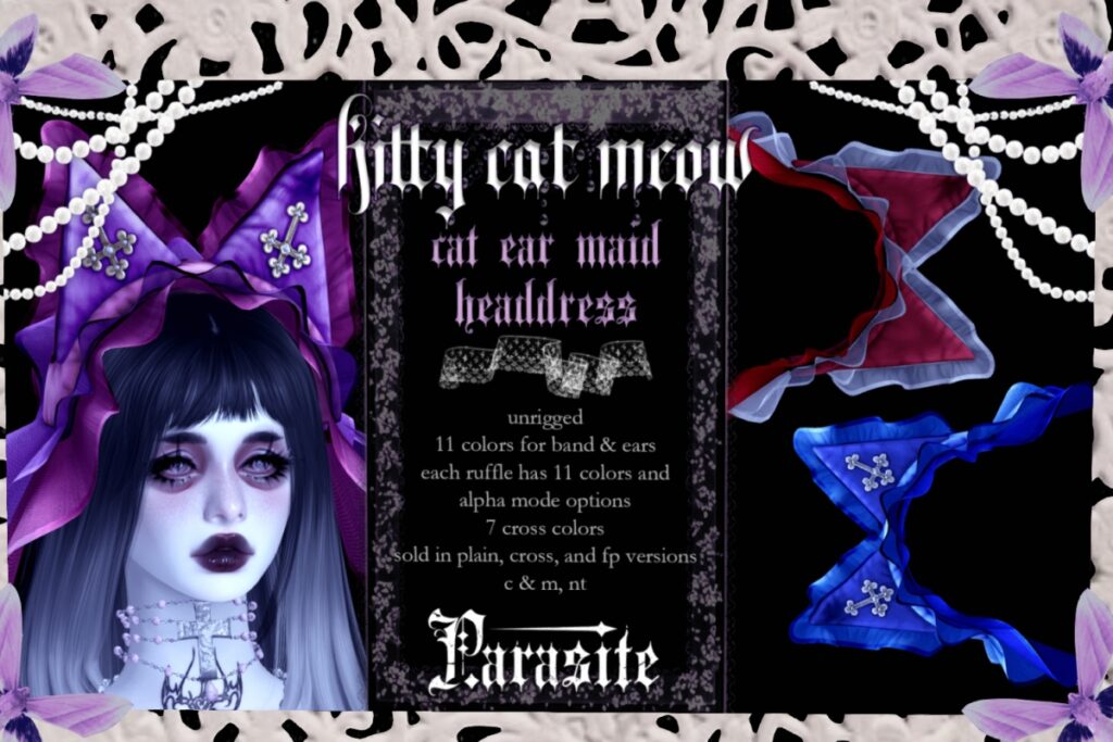 Kitty Cat Meow Headdress, L$650