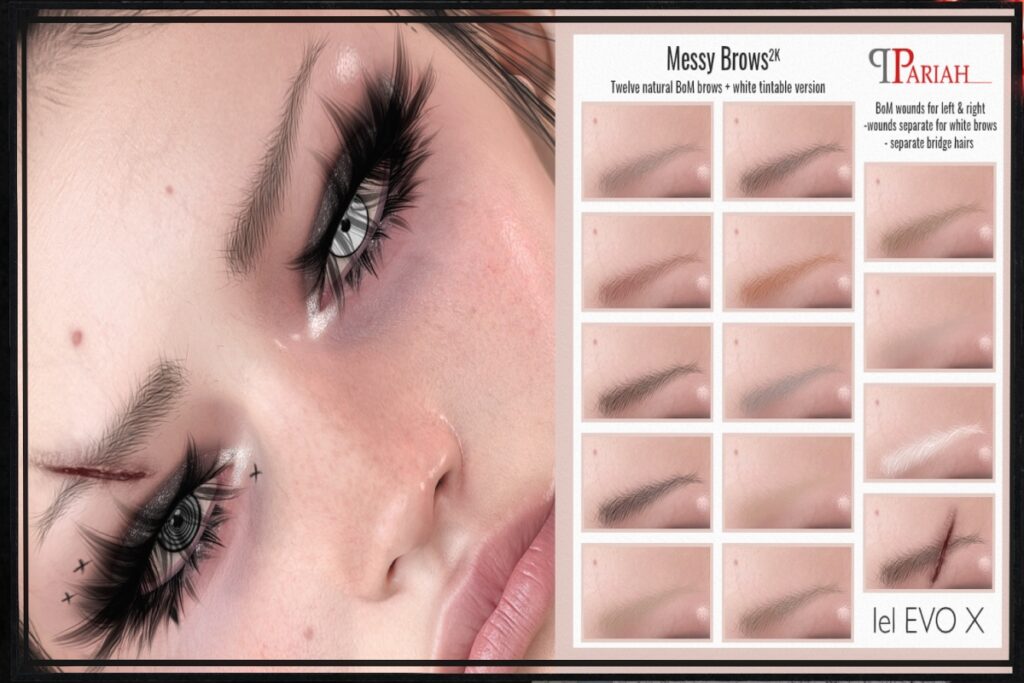 Messy Brows - BOM, L$225