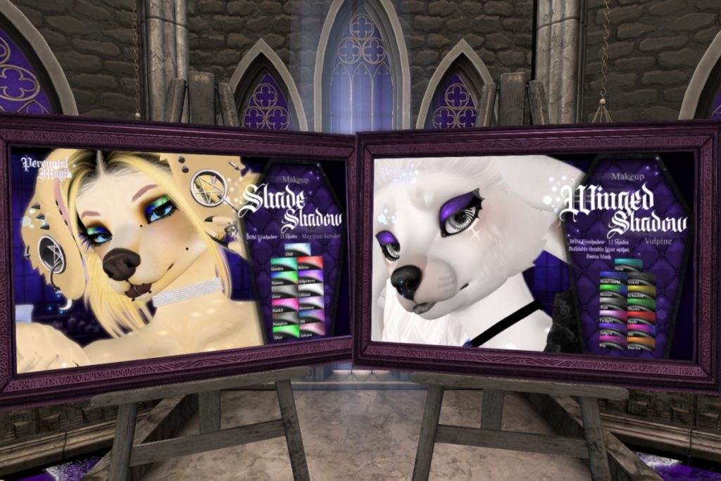 Shade Shadow - Martian/Sonder, L$200 | Winged Shadow - Vulpine, L$200