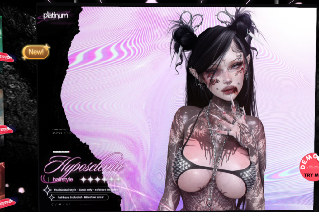 Hyposelenia Hair - EvoX, L$399