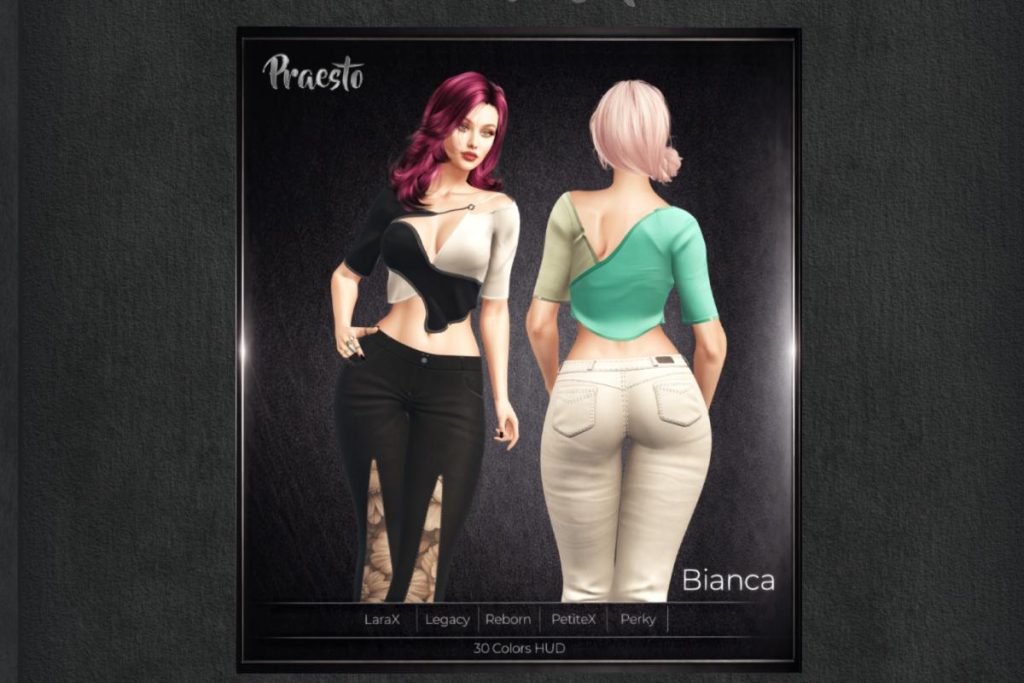 Bianca Top Velvet &amp; Bianca Pants Velvet - Legacy/MaitreyaX/Reborn/+mods, L$399 each/L$999 each FP