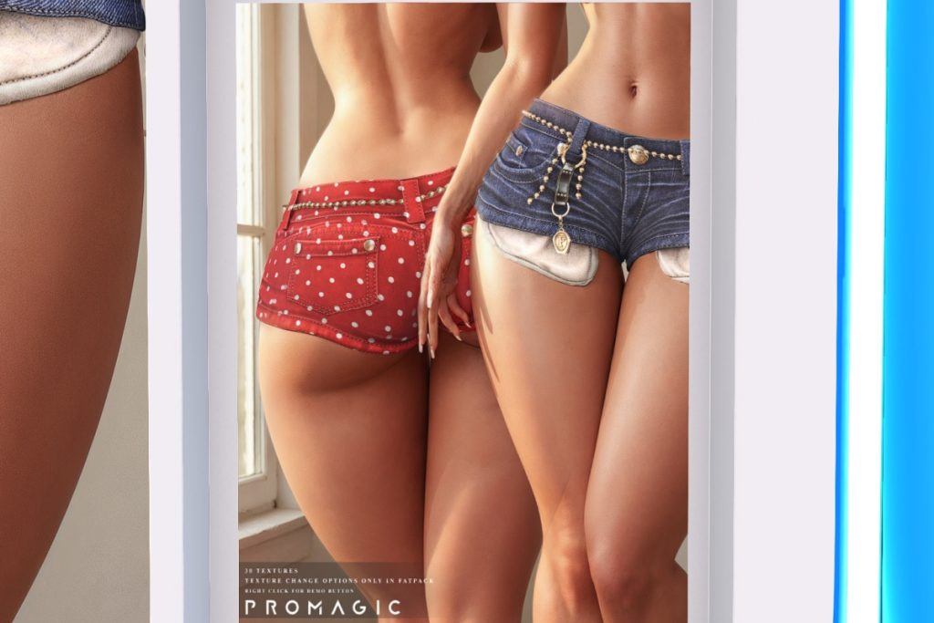 Muskaan Shorts - Legacy/MaitreyaX/Reborn, L$355 each/L$1444 FP