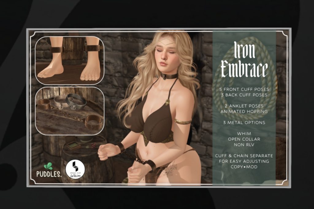 Iron Embrace	<a href="http://maps.secondlife.com/secondlife/OMY/114/179/28" target="_blank">Teleport</a>