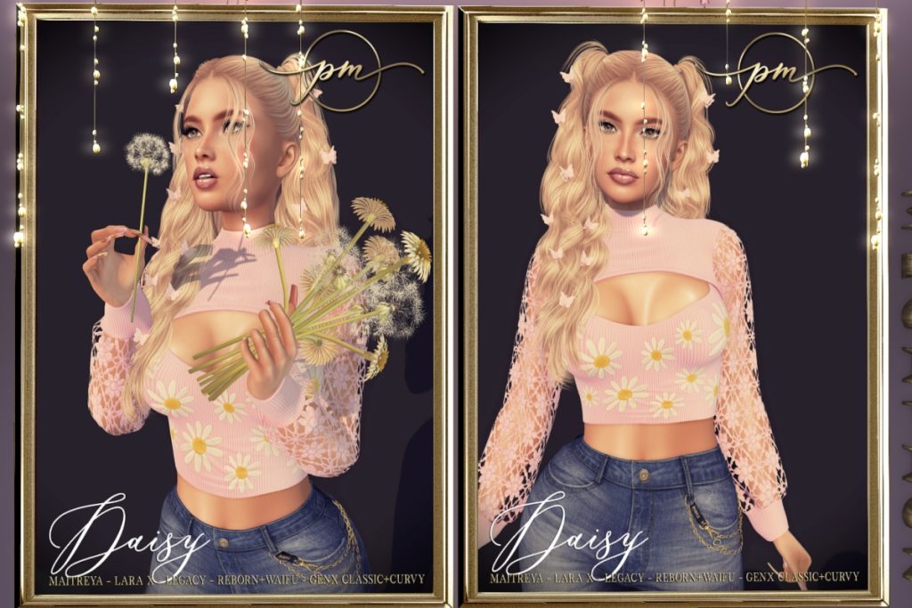 Daisy Set - GenX/Legacy/Maitreya/Reborn/+mods, L$129 each/L$699 FP