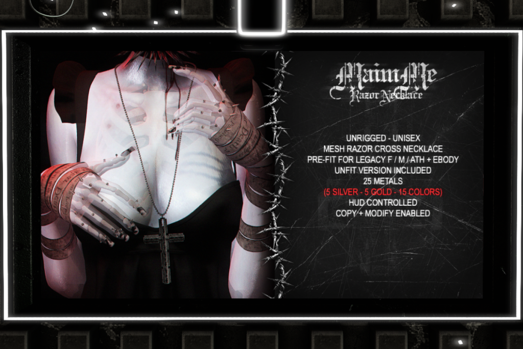 Razor Necklace, L$299