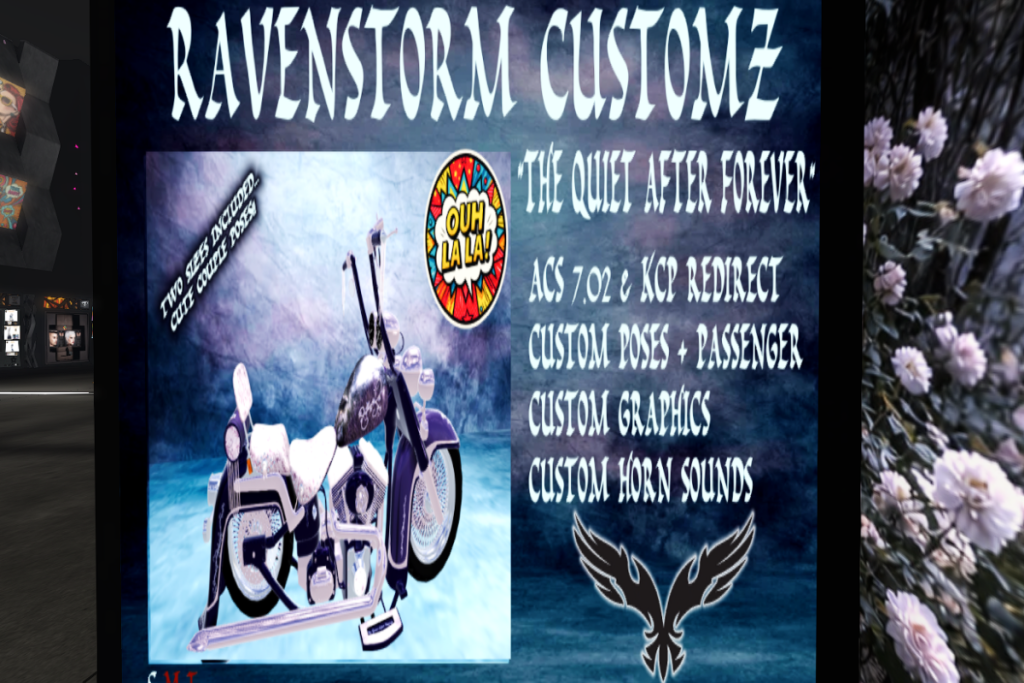 The Quiet After Forever Motorcycle, L$500