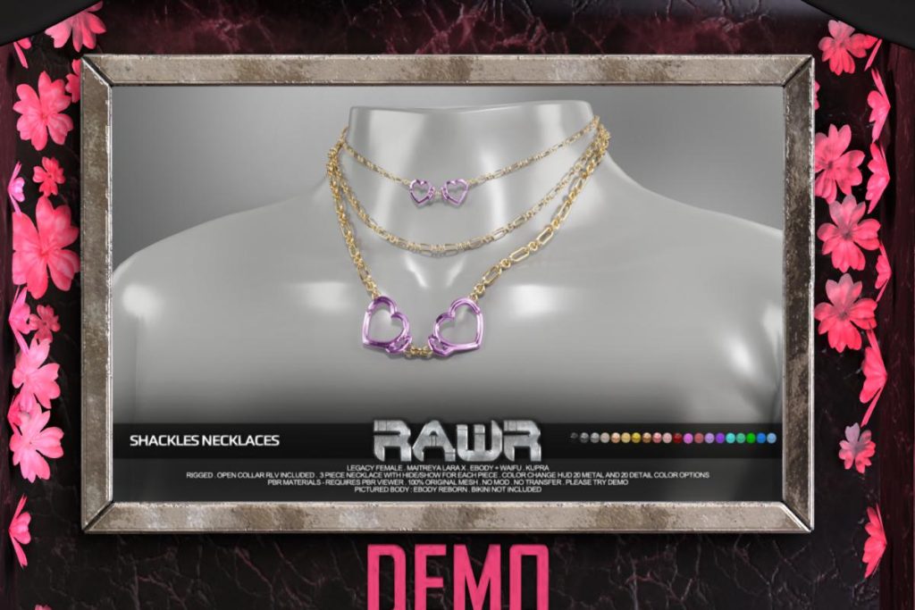 Shackles Necklace - Inithium/Legacy/MaitreyaX/Reborn/+mods, L$315