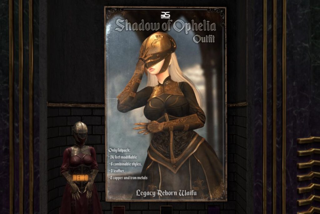 Shadow of Ophelia Outfit - Legacy/Reborn/+mods, L$350 each/L$750 FP